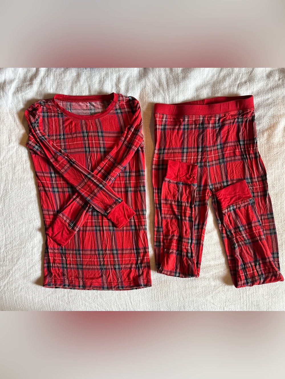 Little Sleepies Plaid PJ set